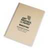 Modestone - Wasserdichtes Notizbuch - 210 x 297 mm - 50 Blatt - Tan - C42MIL 