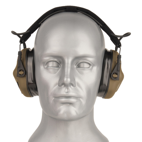 Earmor - Gehörschutz Kapselgehörschützer mit AUX-Eingang M31 PLUS - Coyote Brown - M31-CB (PLUS)