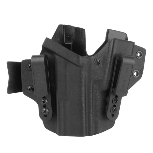 DOUBLETAP GEAR - Appendix IWB Kydex Holster für Glock 17 und Magazin - Schwarz