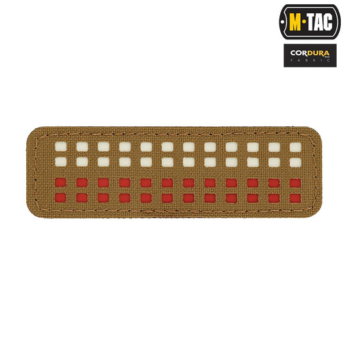 M-Tac - Patch Flag of Poland 25х80 - Fluorescent - Laser Cut - Red/Coyote/White - 51005105