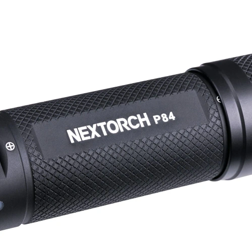 NEXTorch - Tactical LED Flashlight P84 - 21700 4800 mAh - 3000 lm - Black - NEXT-P84