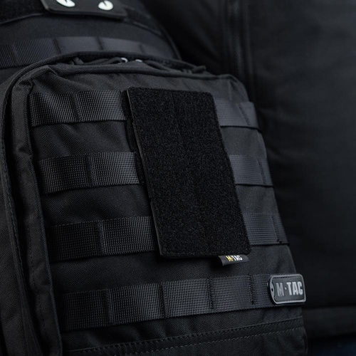M-Tac - Panel na naszywki na MOLLE - 80 x 135 mm - Czarny - 10122002