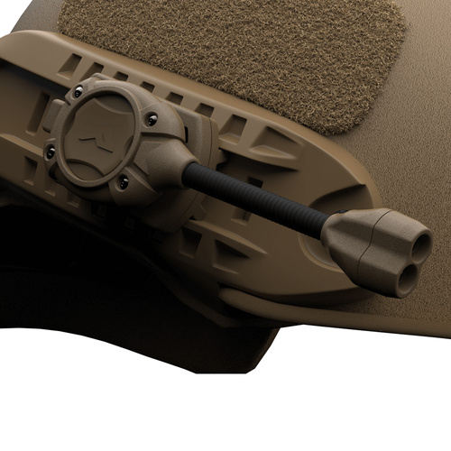 Princeton Tec – Latarka LED nahełmowa Switch RGB MPLS – 10 lm - Tan - SWITCH-RGB-TN