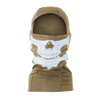 101 Inc. - Baumwolle Balaclava mit Schädel Druck - Sand - 214278 