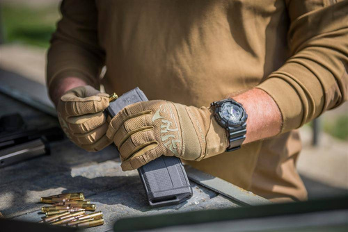 Helikon - Range Tactical Gloves Hard - PenCott WildWood / Coyote - RK-RNG-PO-4511A