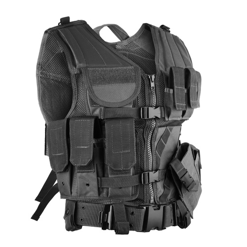Mil-Tec - Kamizelka taktyczna USMC - Czarny - 10720002