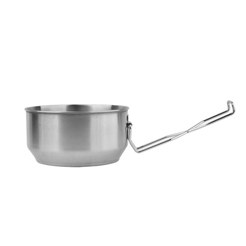 Mil-Tec - 3-piece Tourist Mess Tin - Stainless steel - 14664800