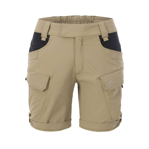 Helikon - Szorty damskie OTS® (Outdoor Tactical Shorts) 8.5" - Czarny / Shadow Grey - SW-OTS-VL-0135A