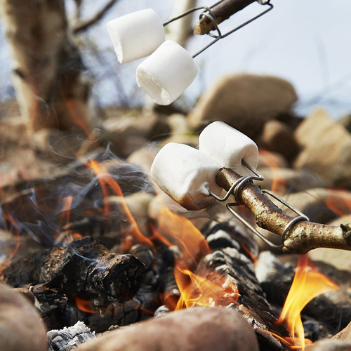 Light My Fire - Grandpa's FireFork 2-pack BIO Campfire Skewers - Mustyyellow / Hazyblue - 2302011413