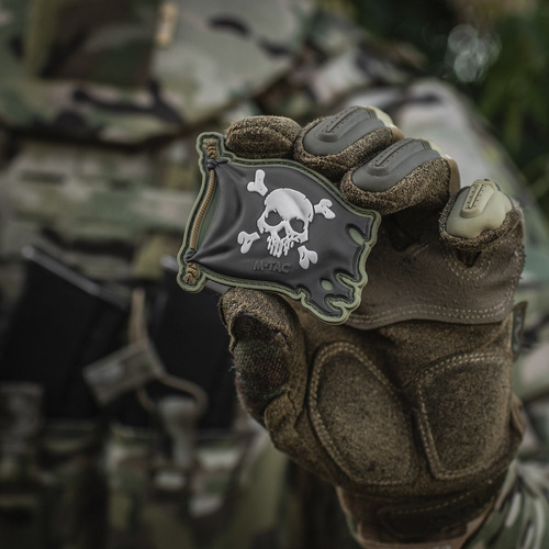 M-Tac - Jolly Roger Aufnäher - PVC - Olive Drab - 51116801