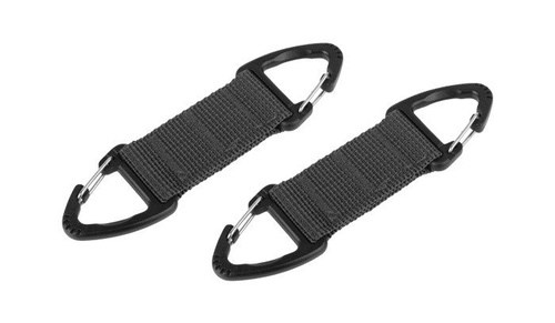 101 Inc. - Double carabiner set - 2 pcs - Black