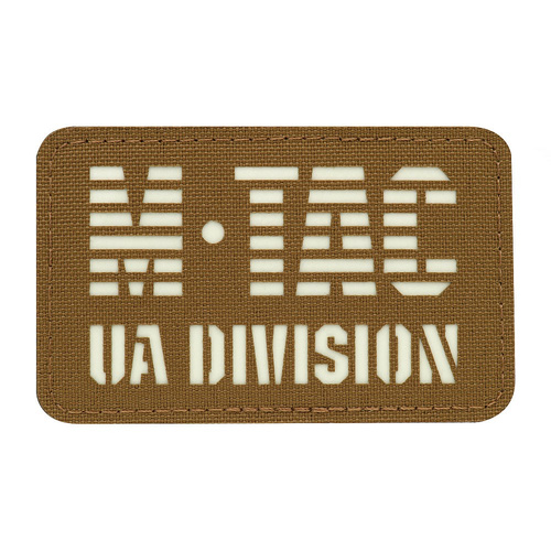 M-Tac - Naszywka UA Division - Cordura 500D - Fluorescencyjna - Coyote/GID - 51144599