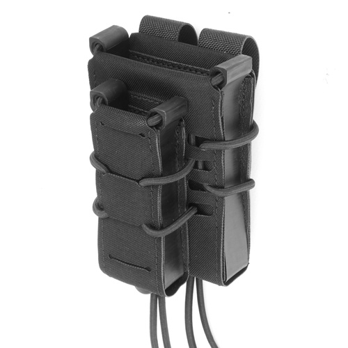 Templars Gear - Pouch for Pistol and Rifle Magazines AR/AK Rifle Pouch FMR+P - Black - TG-FMR+P-BL