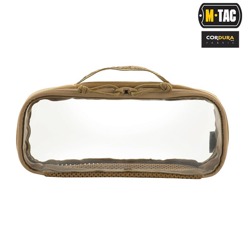 M-Tac - Kieszeń przezroczysta Elite Medium - Średnia - Coyote - 10147005-M