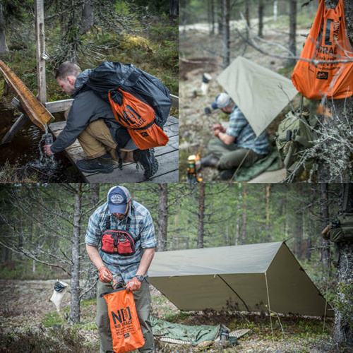 Helikon - Worek na śmieci Dirt Bag 10 L - Czarny - AC-DTB-NL-01