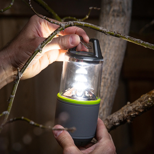 Nite Ize - Radiant® RL2™ Wiederaufladbare Campingleuchte - 400 lm - Grau / Grün - RL2-17-R8