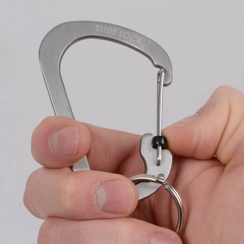 Nite Ize - SlideLock Carabiner #2 - Stalowy - CSL2-11-R6