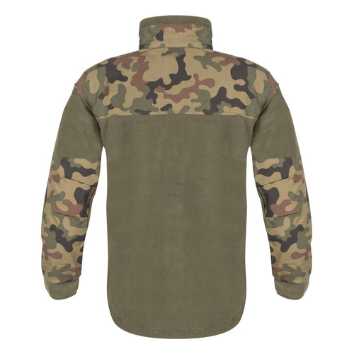 Helikon - Bluza polarowa Infantry - Olive Green/PL Woodland - BL-INF-HF-18