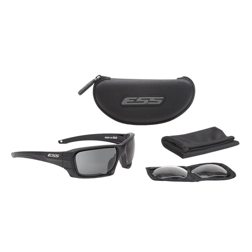 ESS - Rollbar Silver Logo Kit - Czarne - Clear / Smoke Gray - EE9018-03