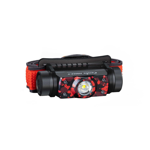 Fenix - LED-Taschenlampe / Stirnlampe HM62-T magma - 1200 Lumen - USB-C - Rot / Schwarz- 039-602