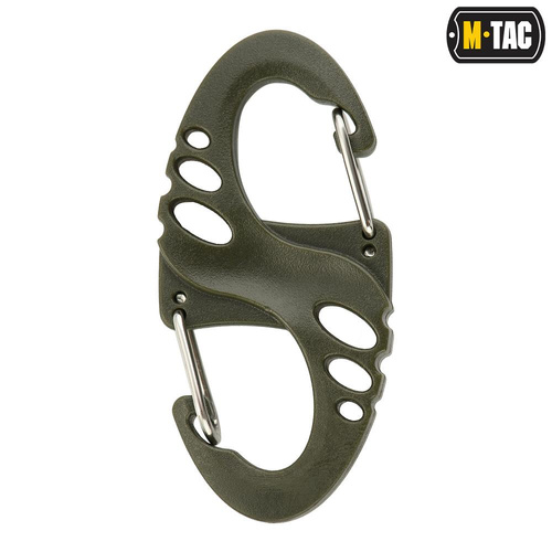 M-Tac - Doppelkarabiner S-Haken - Olive - MTC-SHKCRBNR-OD