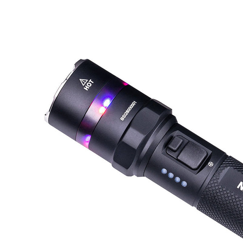 NEXTorch - Latarka taktyczna LED P84 z akumulatorem 4800 mAh - 3000 lm - Czarna - P84