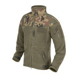 Helikon - Fleece Jacket - Olive Green / Polish Woodland - BL-INF-HF-18