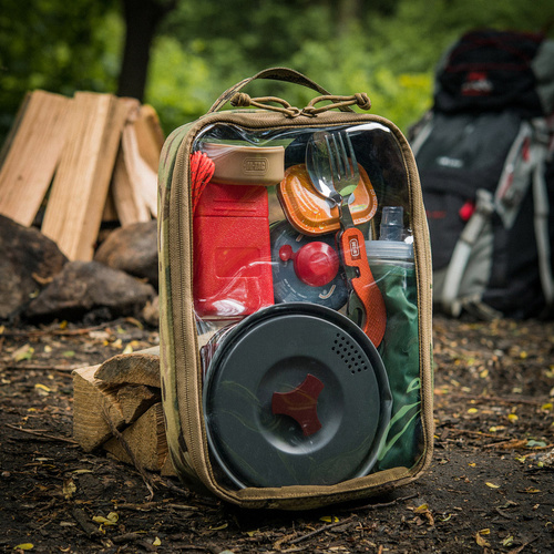 M-Tac - Kieszeń przezroczysta Elite Large - 30 x 19 cm - Multicam - 10147008-L