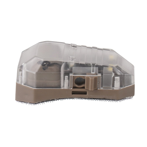 Opsmen - F101 "Stealth" Licht / Stroboskop für taktische Helme - Grün / Weiß / IR - Coyote Brown - F101-CB