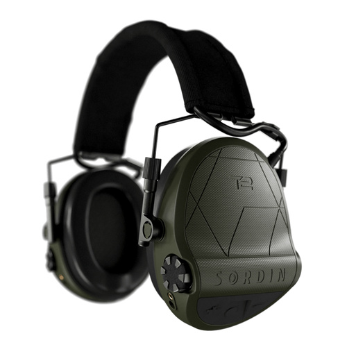 Sordin - Aktiver Gehörschützer Supreme T2 - Kopfbügel - Gel-Polster - Grün - 303006-11P (Grün)