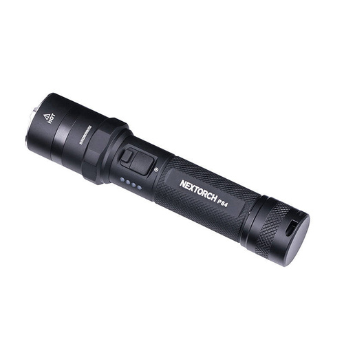 NEXTorch - P84 LED Tactical Flashlight with 4800 mAh Battery - 3000 lm - Black - P84