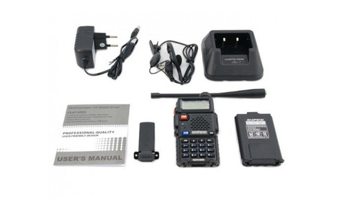 BaoFeng - Radiotelefon VHF/UHF UV-5R HTQ Duobander PTT - 5 W
