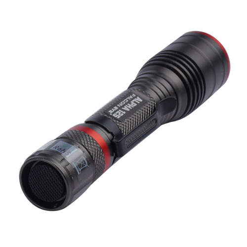 Falcon Eye - Latarka ręczna Alpha 125 - Strobe - Focus - 125 lm - Czarna - FHH0120