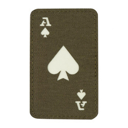 M-Tac - Militär-Patch - Ace of Spades - Ranger Green / Fluoreszierend - 51109239