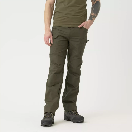 Helikon - Spodnie wojskowe UTP - PolyCotton Stretch Ripstop - Taiga Green - SP-UTL-SP-09