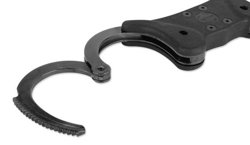 Alcyon - Stahl starre Handschellen mit Doppelschloss - Schwarz - 5050 RB