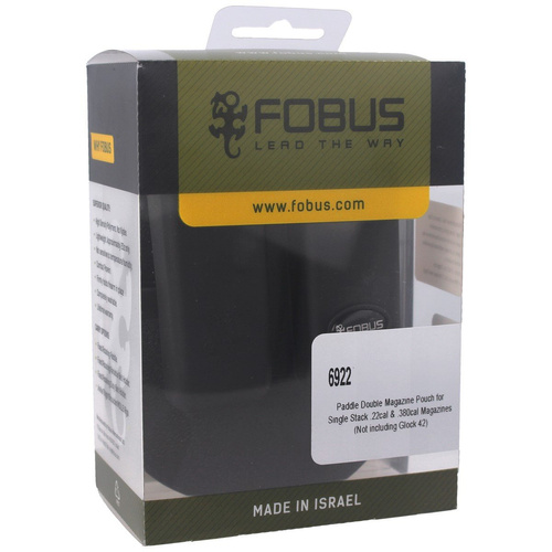 Fobus - Doppelmagazintasche für Walther, Sig .22, .380 - Standard-Paddel - 6922