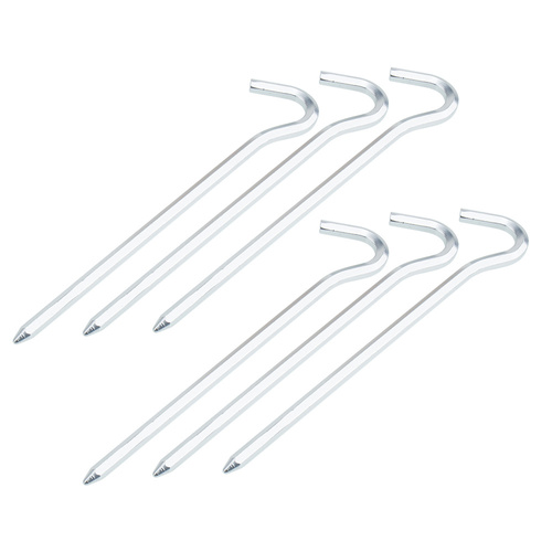 Rockland - Tent Pins - 18 cm - Hexagonal - Aluminum - 6 pcs.