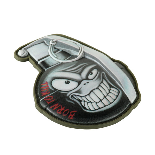 M-Tac - Naszywka M67 Szalony - PVC 3D - Czarny/Biały - 51139100