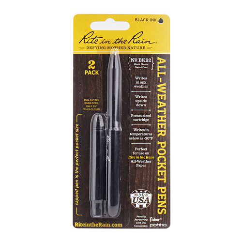 Rite in the Rain - Długopisy All-Weather Pocket Pen - 2 szt. - BK92