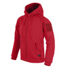 Helikon - Urban Tactical Hoodie Lite Kapuzenpullover - FullZip - Rot - BL-ULF-CB-25