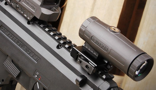 Holosun - Magnifier 3x HM3X - Flip & Picatinny QD - Black - HM3X