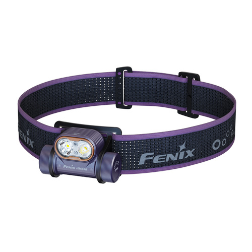 Fenix - Headlamp HM55R - 1200 lm - USB-C - IP68 - Dark Nebula - HM55R.18113