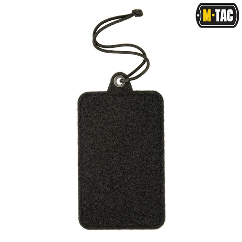 M-Tac - Patch Panel with ID Card Pocket with Lanyard - Black - 10118002