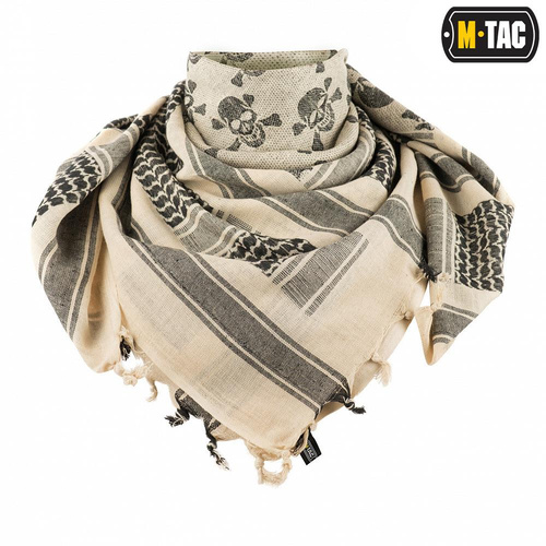 M-Tac - Shemagh Tragetuch - Piratenschädel - Schwarz / Coyote - 40903004