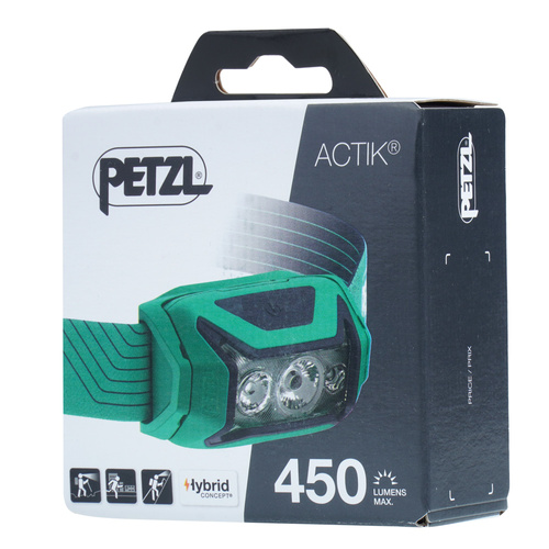 Petzl - Latarka czołowa Actik - 450 lm - Zielona - E063AA02