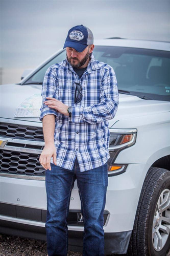 Helikon - Shirt TRIP Nylon Blend - Indigo Plaid - KO-TRI-NB-P8