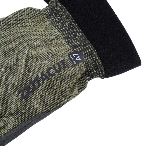 ZettaCut - Taktyczne rękawice ochronne 600 Series Cut - Antyprzecięciowe - Zielone