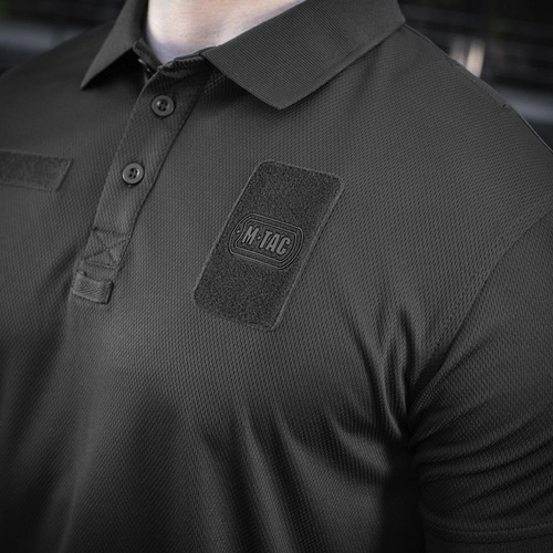 M-Tac - Polohemd Elite Tactical Coolmax - Schwarz - 80010002