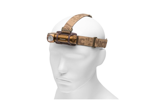 Mactronic - Sirius H12 Rechargeable LED Headlamp - 1200 lm - Coyote Brown - AHL0172